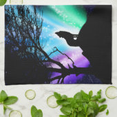 Mitternacht Geschirrtuch (Gefaltet)