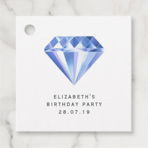 Mitternacht Glimmer Diamond Geschenkanhänger