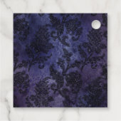 Mitternacht Glimmer Diamond Geschenkanhänger (Rückseite)