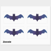 Mitternacht Gradient Bat Sticker (Blatt)