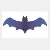 Mitternacht Gradient Bat Sticker (Vorderseite)