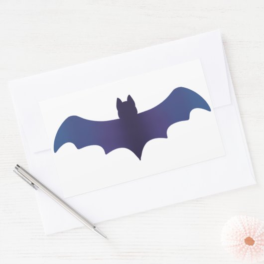 Mitternacht Gradient Bat Sticker (Umschlag)