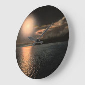 Mitternacht Große Wanduhr (Winkel)