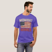 Mitternacht Hammer B-2 Stealth Jet Usa Flag T-Shirt (Vorne ganz)