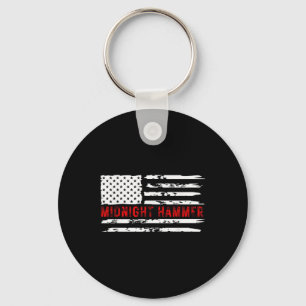 Mitternacht Hammer B-2 Stealth Jet USA-Flagge Schlüsselanhänger