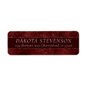 Mitternacht Henna Romance | Red Satiny Grunge Addr (Vorne)