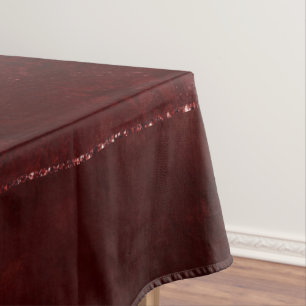 Mitternacht Henna Romance Red Satiny Grunge Dama Tischdecke