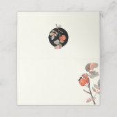 Mitternacht Herbst Blank Gefaltete Platzkarte (Außenseite Aufgefaltet)