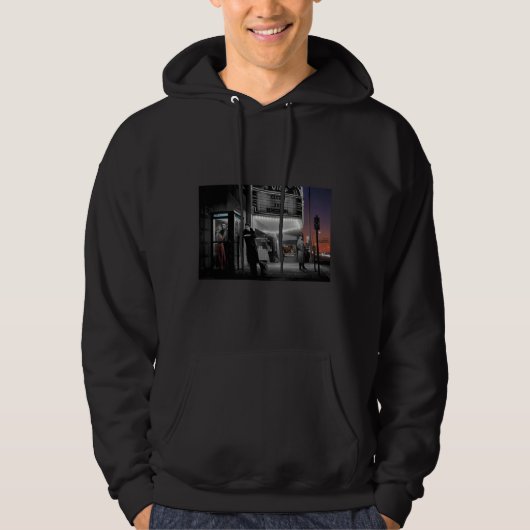 Mitternacht Hoodie (Vorderseite)