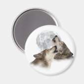Mitternacht Howling Magnet (Vorderseite/Rückseite)
