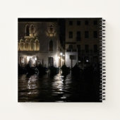 Mitternacht im Bullet Journal des Canal Grande Notizblock (Rückseite)