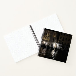 Mitternacht im Bullet Journal des Canal Grande Notizblock