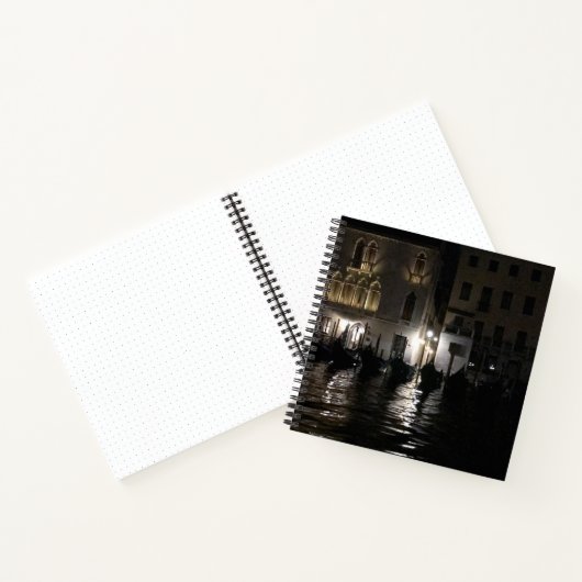 Mitternacht im Bullet Journal des Canal Grande Notizblock (Innenseite)