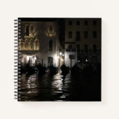 Mitternacht im Bullet Journal des Canal Grande Notizblock (Vorderseite)