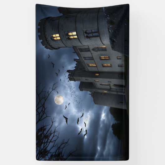 Mitternacht im Dracula's Castle Banner (Vertikal)