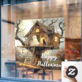 Mitternacht im Lantern Tree Fensteraufkleber (Café-Fenster)