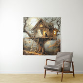 Mitternacht im Lantern Tree Wandteppich (Beispiel)