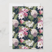 Mitternacht im Magnolia Garden Süd Geburtstag Einladung (Rückseite)