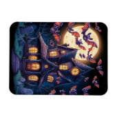 Mitternacht im Spuk Anwesen Magnet (Horizontal)