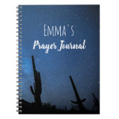 Mitternacht im Wüstengebet-Journal Notizblock (Vorderseite)