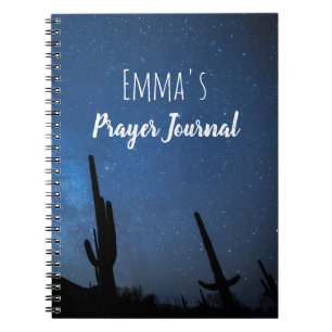 Mitternacht im Wüstengebet-Journal Notizblock