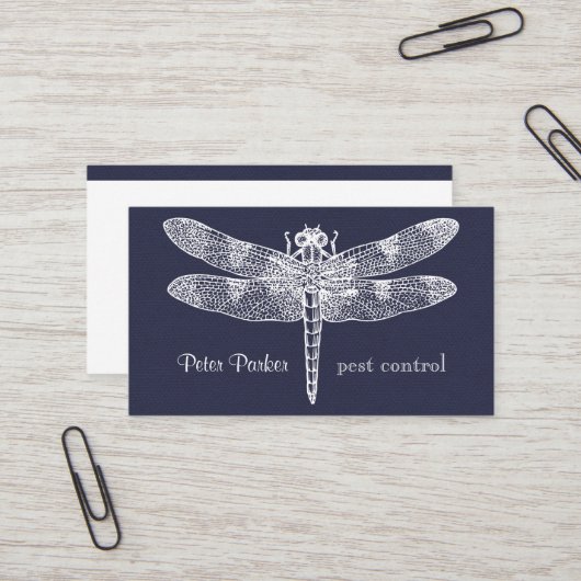 Mitternacht-Imitatflanell der Visitenkarte (Vorderseite/Rückseite Beispiel)