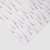 Mitternacht in den neuen Jahren Cheers Seidenpapier (Detail)