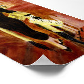 Mitternacht in der Alhambra Poster (Ecke)