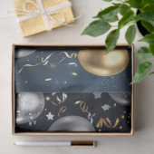 Mitternacht in Gold und Silber Seidenpapier (Geschenk)