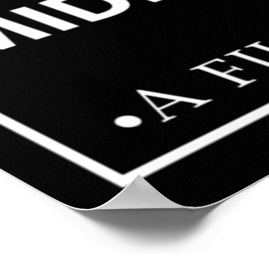 Mitternacht in Paris Poster (Ecke)