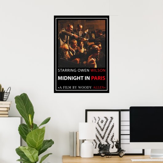 Mitternacht in Paris Poster (Heimbüro)