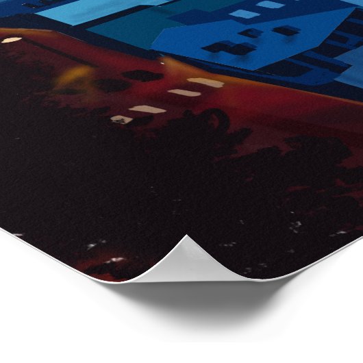 Mitternacht in Paris Poster (Ecke)