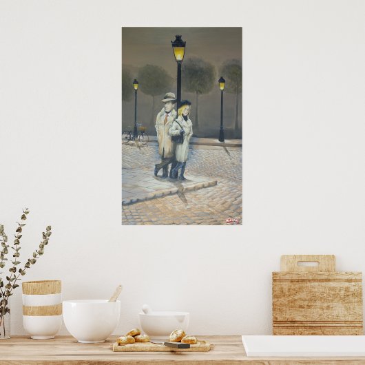 Mitternacht in Paris Poster (Küche)