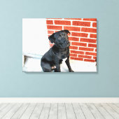 Mitternacht in penibler Stimmung Leinwanddruck (Insitu (Holzboden))