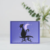 Mitternacht Kitty Postcard Postkarte (Stehend Vorderseite)