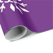 Mitternacht klar - Schneeflocken Geschenkpapier (Rolleneckpunkt)