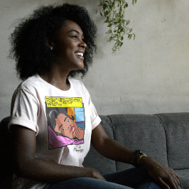 Mitternacht lang einsames Herz Retro Romance Comic Tri-Blend Shirt