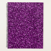 Mitternacht Lila Glitzer