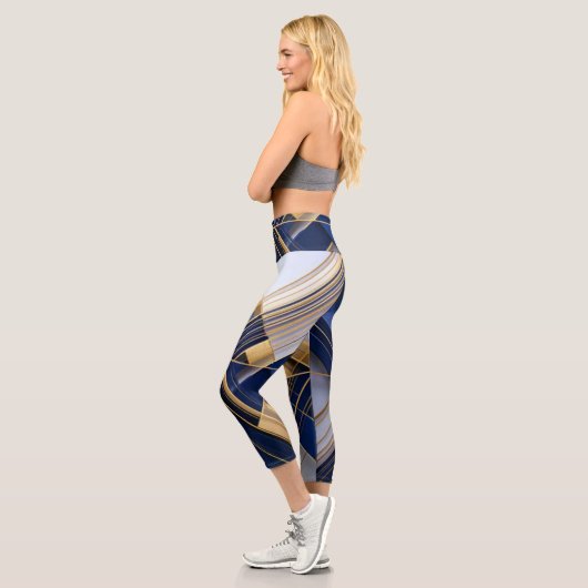 Mitternacht Luxe High-Waisted Capris (Links)