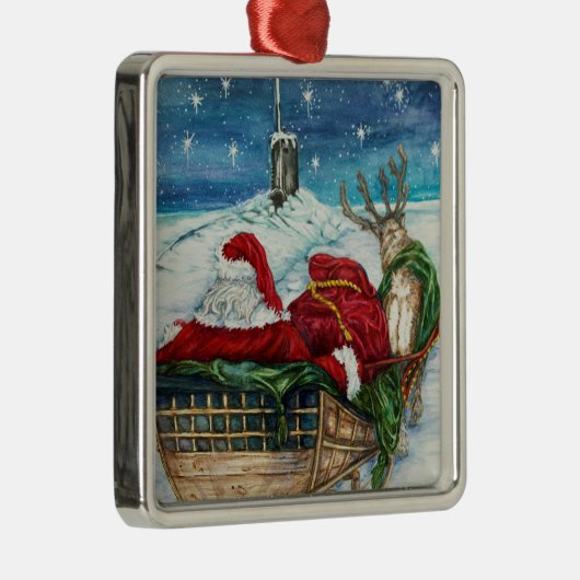 Mitternacht Magic U-Boot  Ornament Aus Metall (Rechts)