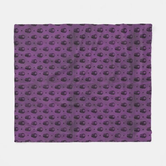 Mitternacht Majestät Fleecedecke (Vorderseite (Horizontal))