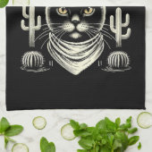 Mitternacht Majesty Unique Geschirrtuch (Gefaltet)