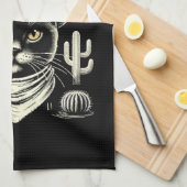 Mitternacht Majesty Unique Geschirrtuch (Viertel Falte)