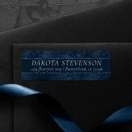 Mitternacht-Marine-Romance | Blue Satiny Grunge Da