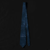 Mitternacht-Marine-Romance | Blue Satiny Grunge Da Krawatte
