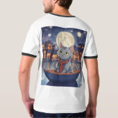 Mitternacht Meowgic * Lunar Voyage * Dream Drifter T-Shirt (Rückseite)