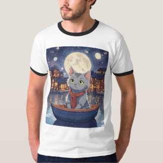 Mitternacht Meowgic * Lunar Voyage * Dream Drifter T-Shirt