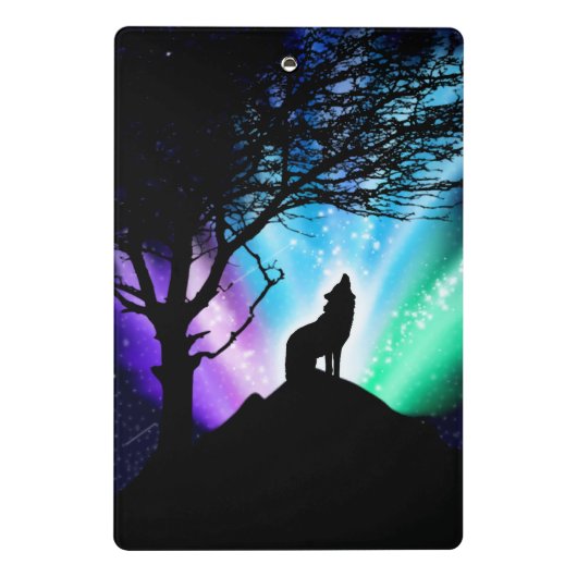 Mitternacht Mini Klemmbrett (Rückseite)