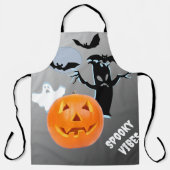 Mitternacht Mischief in Spuk Schrift Schürze (Vorderseite)
