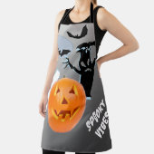 Mitternacht Mischief in Spuk Schrift Schürze (InSitu)